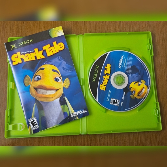 Shark Tale Original Xbox Video Game With Manual Rated E Everyone DreamWorks - Picture 3 of 3